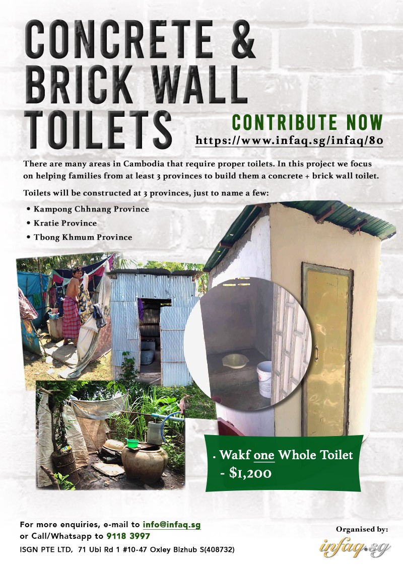 Concrete + Brick Wall Toilets